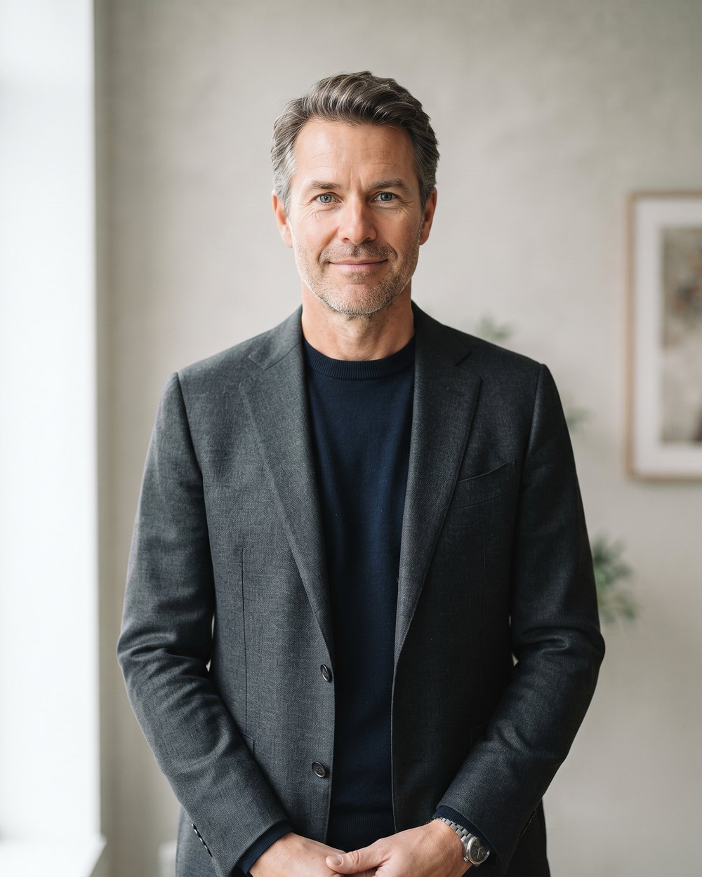 Porträt von Matthias Renner, Bestattermeister und Inhaber